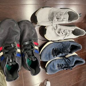 3 good condition adidas men sneakers 100$ for all 3!